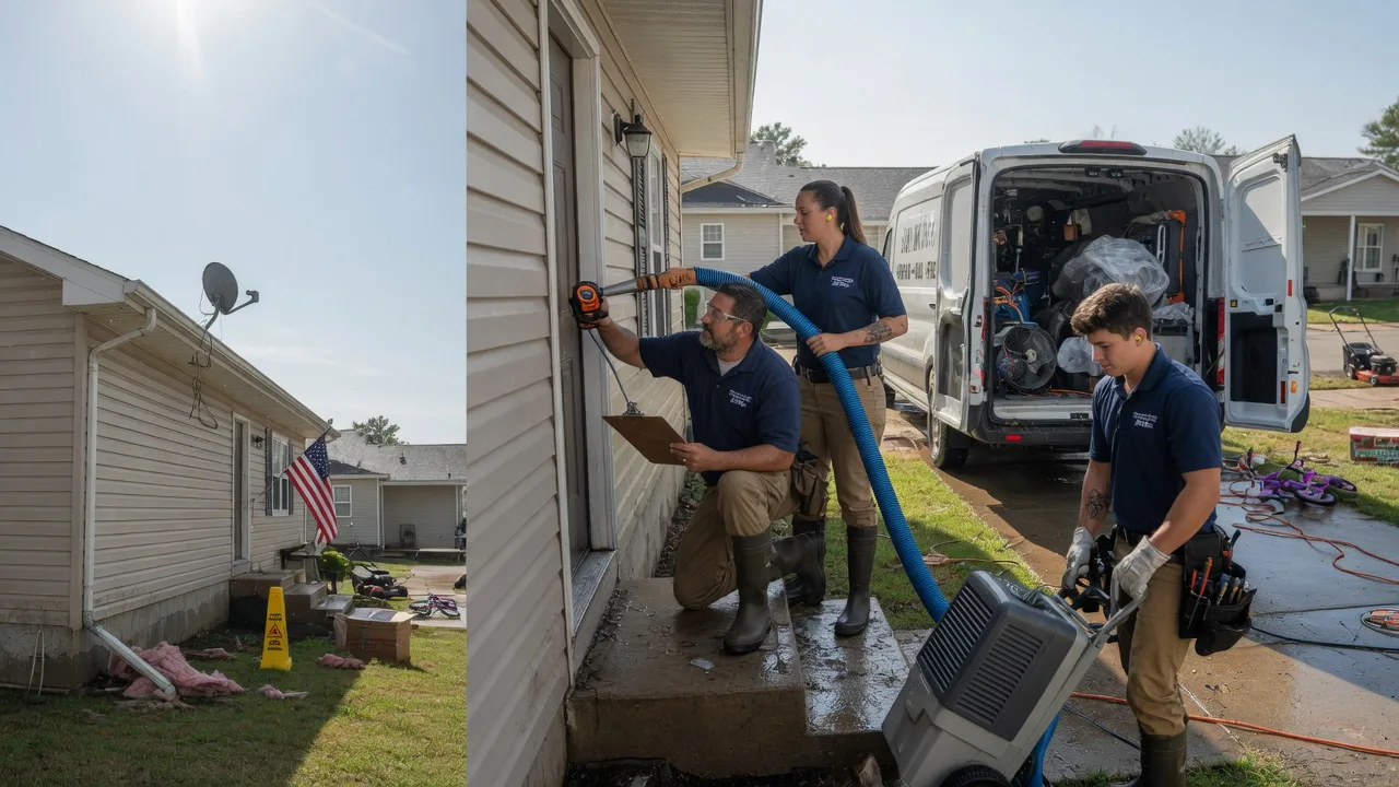 Ceiling Water Damage Restoration in Central, IN near me